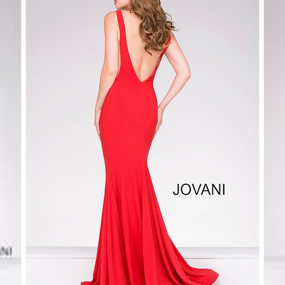 Jovani Red Dress - Picture 3 of 5